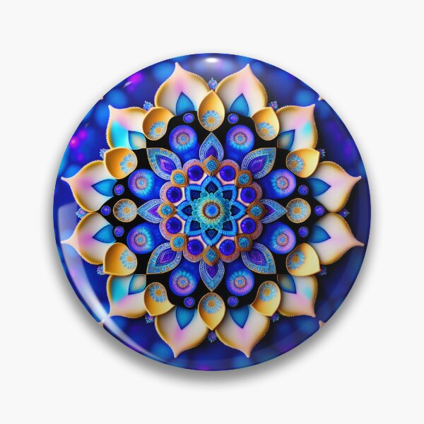 Item preview,   BLUE BOHEMIAN MANDALA designed and sold by DanaMire.
