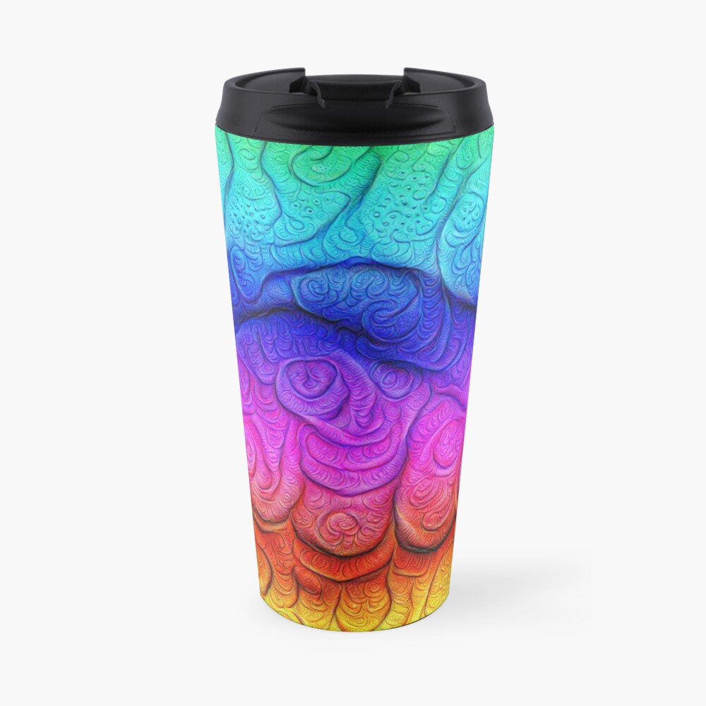 Color Foam levels #DeepDream Travel Mug
