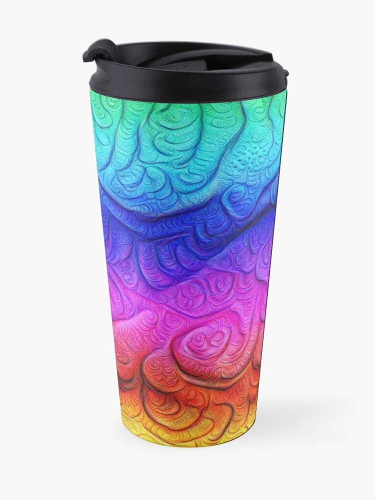 Alternate view of Color Foam levels #DeepDream Travel Mug