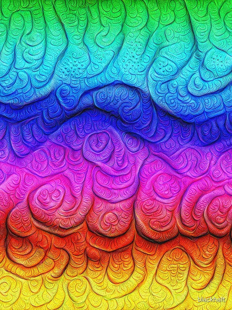 Color Foam levels #DeepDream by blackhalt