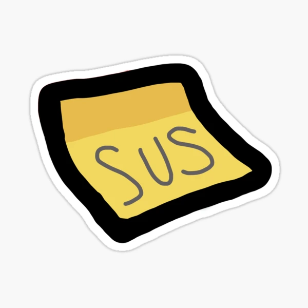 among us to cute to be sus by among us - Sticker Maker for WhatsApp