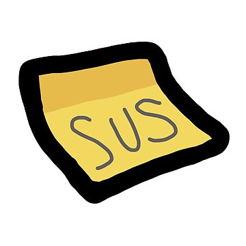 Among Us Sus Sticker – Sidequest Apparel