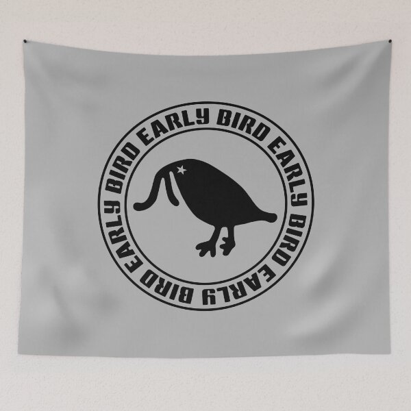 Item preview, EARLY BIRD. BLACK. designed and sold by 5hertz.