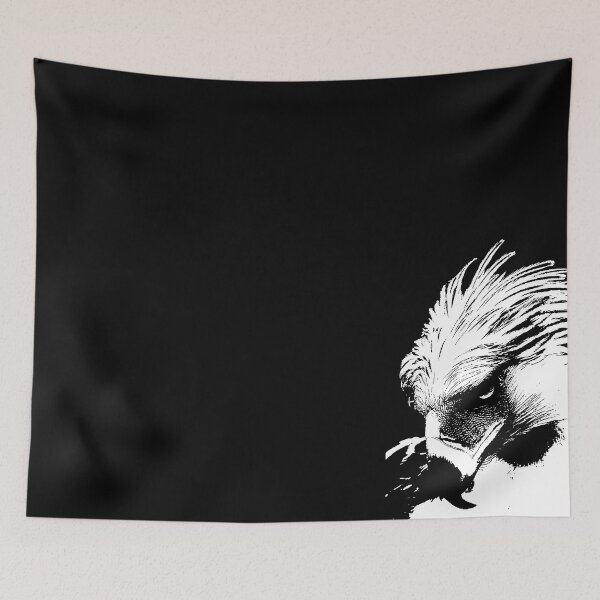 Item preview, Phillipines Monkey Eating Eagle Portrait designed and sold by rossartstudio.