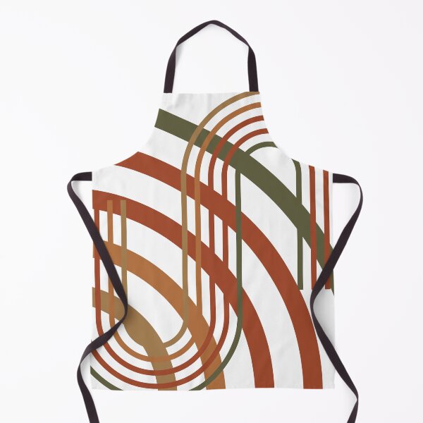 Aperçu de l'œuvre Retro Vibes Curvy Lines, MCM créée et vendue par uhnotsocool.