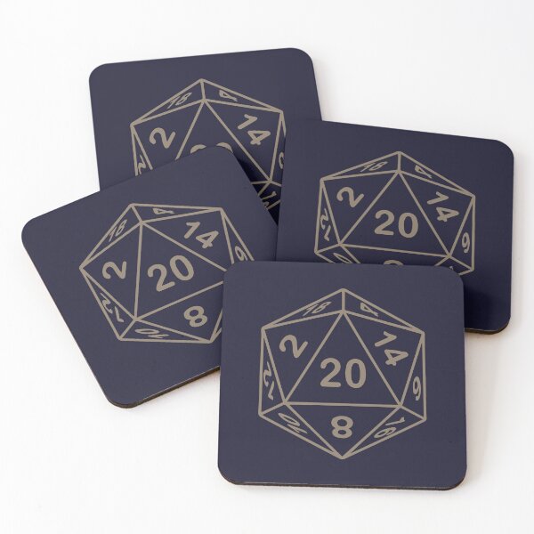 Item preview, Veinte lados Dados Nat 20 - icono marrón designed and sold by markeralchemy.