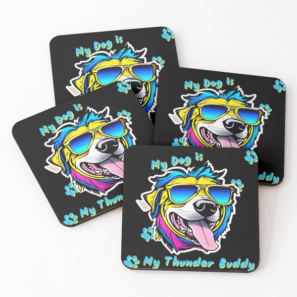 Item preview, My Dog Is My Thunder Buddy Colorful Funny designed and sold by kubix81.