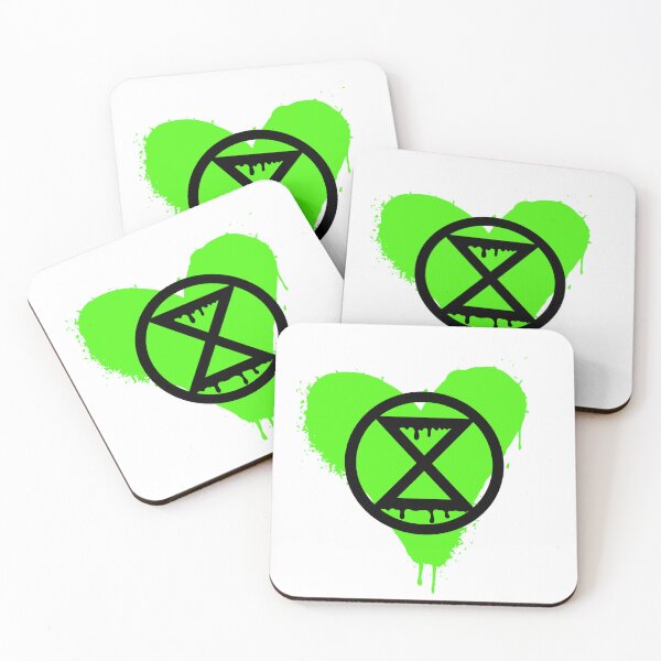 Item preview, Extinction Rebellion heart designed and sold by Ecorevolution.