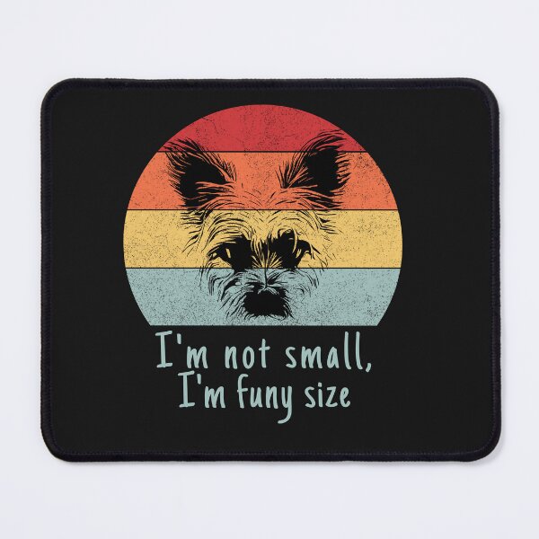 Item preview, Dog I'm not small, I'm fun size York Retro Sun set designed and sold by FreeMind-Design.