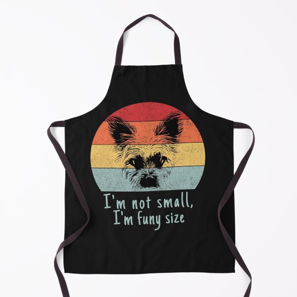 Item preview, Dog I'm not small, I'm fun size York Retro Sun set designed and sold by FreeMind-Design.