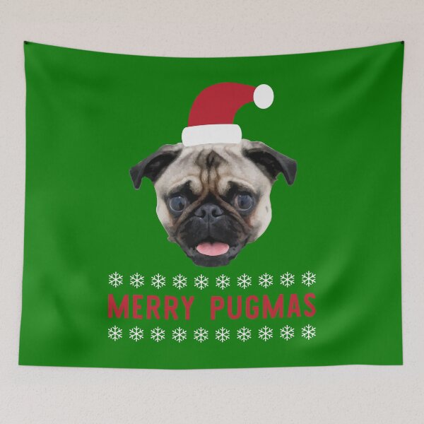 Item preview, Merry Pugmas Pug Christmas Design designed and sold by anthonymzubia.