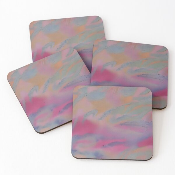 Item preview, 1940s Inspired Textile Print | Multicolored Abstract Watercolor Shapes IV designed and sold by clubnoirai.
