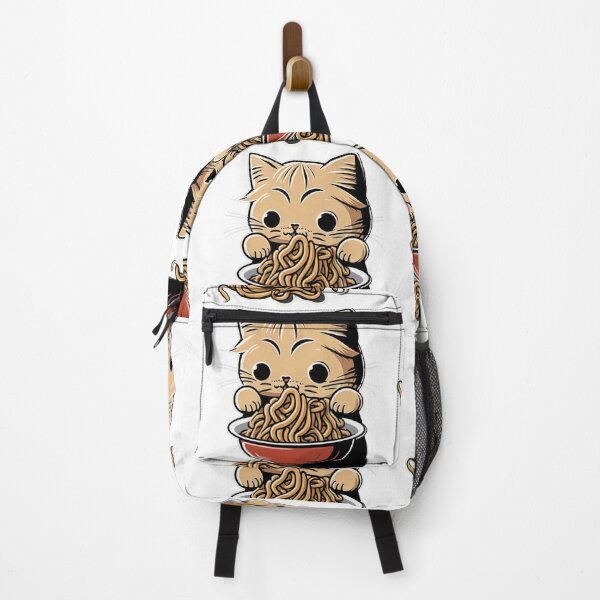 Item preview, cat eating spaghetti, Entertaining designed and sold by Benjamin Christopher.