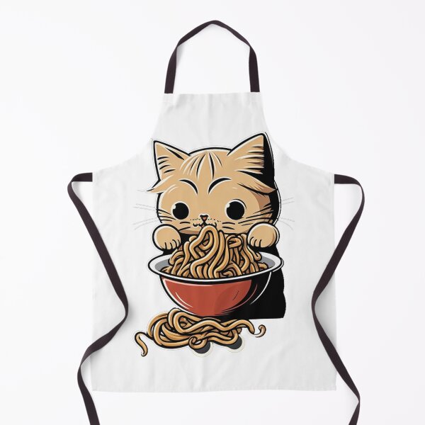 Item preview, cat eating spaghetti, Entertaining designed and sold by Benjamin Christopher.
