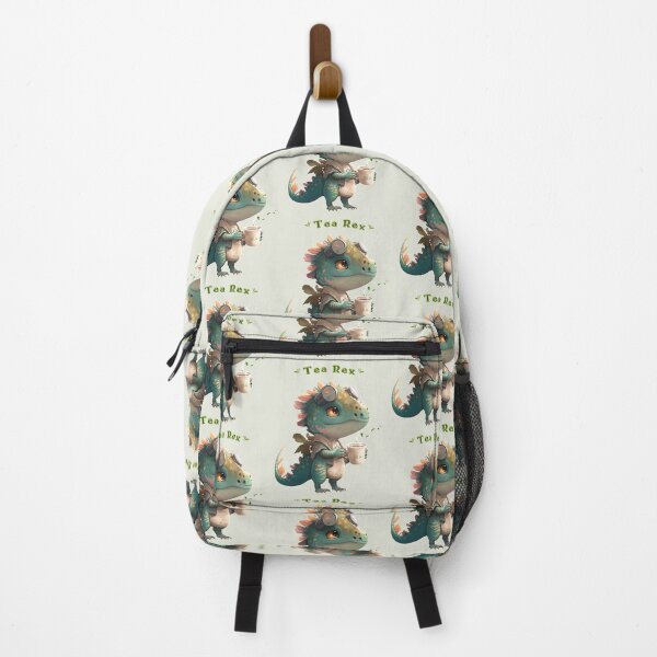 Item preview, Tea Rex Cute Dinosaur with Green Tea designed and sold by lelixart.
