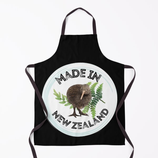 Artikelvorschau, "Made in New Zealand" Kiwivogel mit Farn entworfen und verkauft von PhotoDesignNZ.