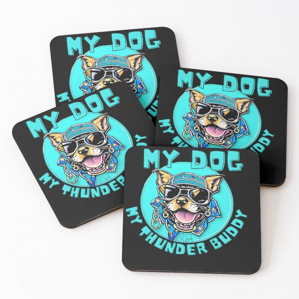 Item preview, My Dog Is My Thunder Buddy Funny Sunglasses Doggy designed and sold by kubix81.