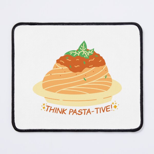 Item preview, Funny Food Pun - Think Pasta-Tive designed and sold by greenoriginals.