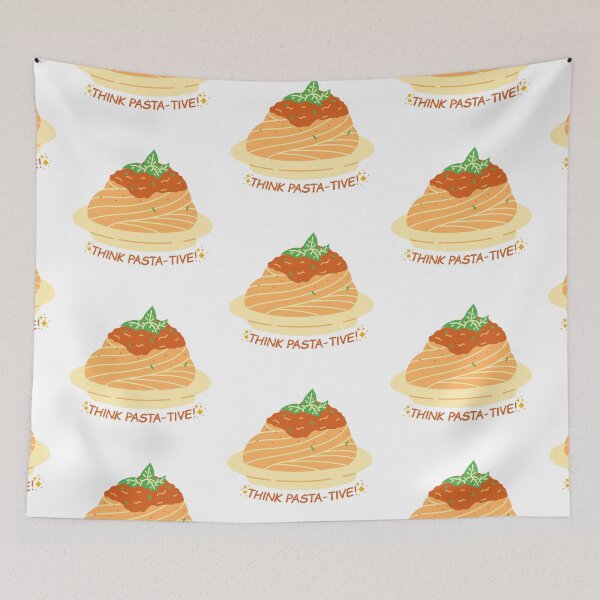 Item preview, Funny Food Pun - Think Pasta-Tive designed and sold by greenoriginals.