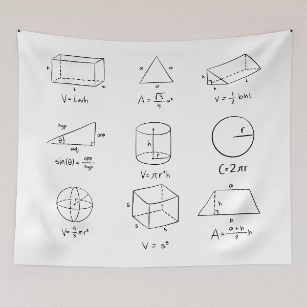 Item preview, Geometry Equations designed and sold by A-J-S-Designs.