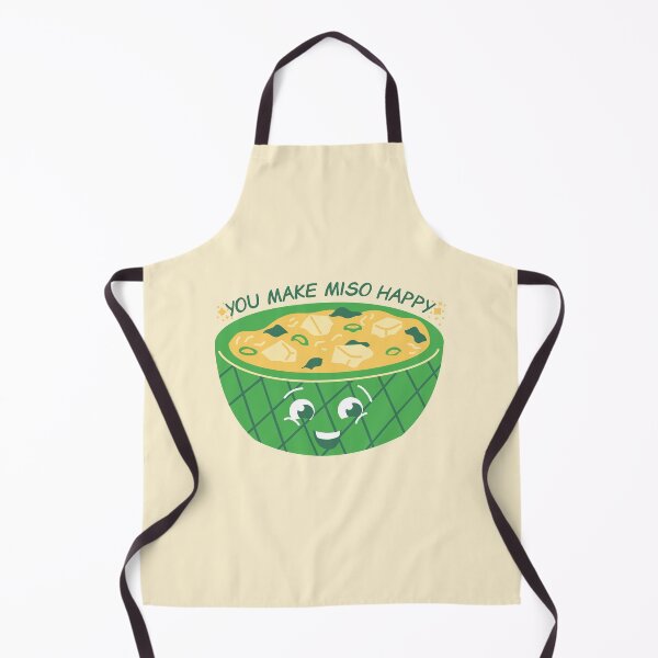 Item preview, Funny Food Pun - You Make Miso Happy designed and sold by greenoriginals.