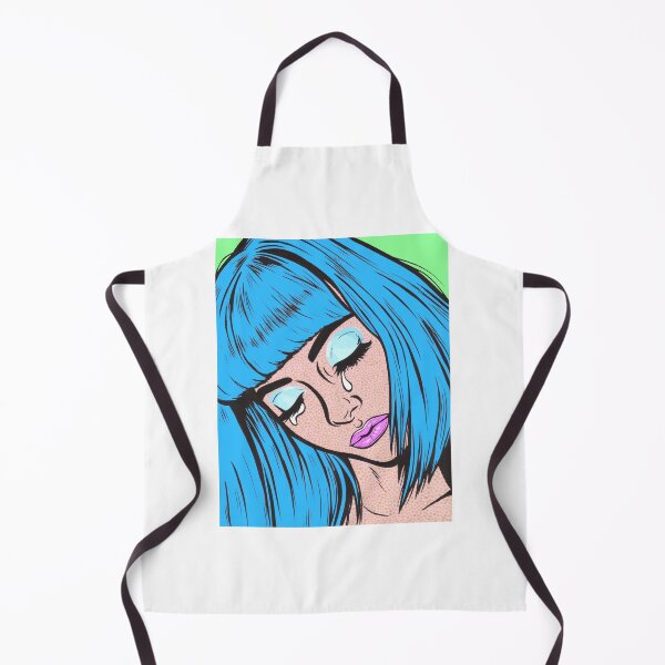 Item preview, Blue Bangs Crying Comic Girl designed and sold by turddemon.