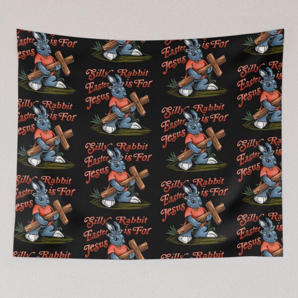 Item preview, Silly Rabbit Easter Is For Jesus - Funny Happy Easter - Rabbit Love - Jesus Easter designed and sold by Luvjesus2.