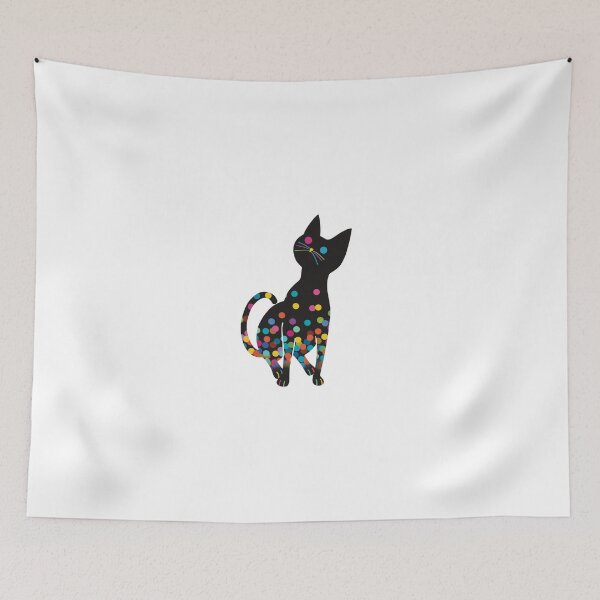 Item preview, Feline Frenzy: A Colorful Cat designed and sold by esw22.