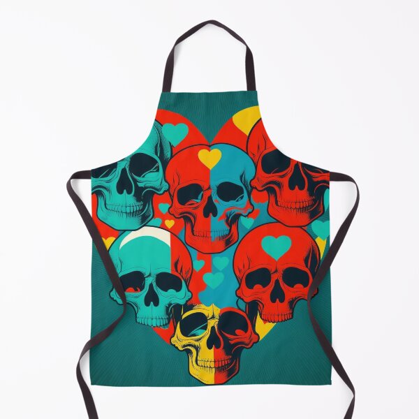 Artikelvorschau, Pop Art Style of Skull and Heart Design entworfen und verkauft von scollum.