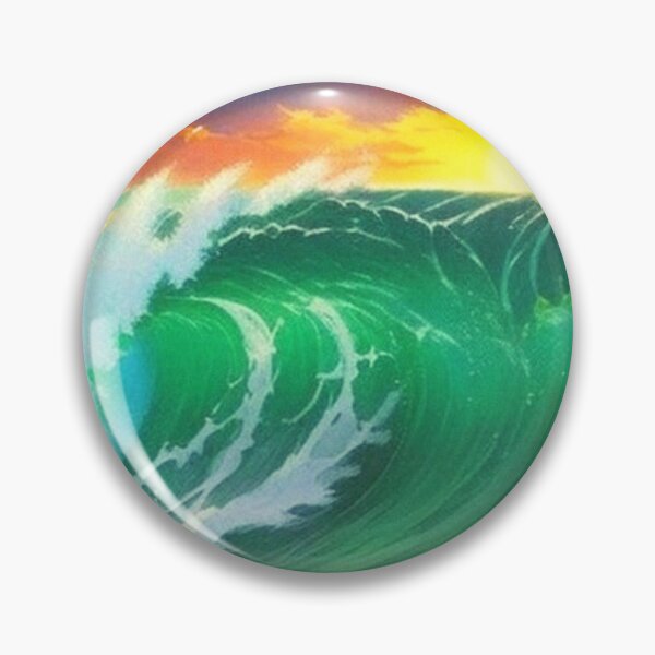 Item preview, beautiful waves and sunset Anime scenery designed and sold by hedoniism-shop.