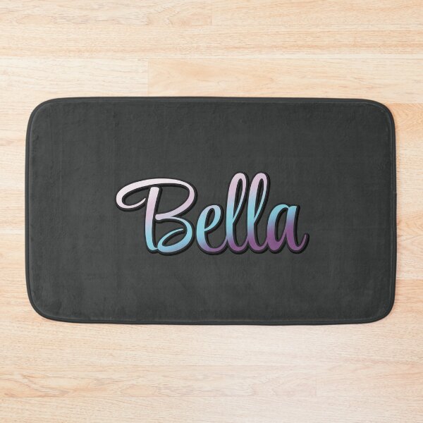 Item preview, Pretty Script Bella Typographic Name in Cool Colors designed and sold by AloraDawnEve.