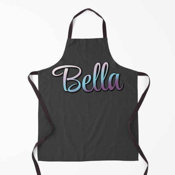 Item preview, Pretty Script Bella Typographic Name in Cool Colors designed and sold by AloraDawnEve.