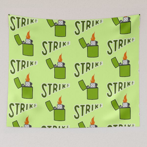 Item preview, Strike Green Zippo designed and sold by Bad Signal Studios .