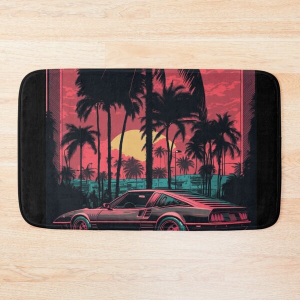 Item preview, Ferrari Synthwave Retro Car designed and sold by yaekus.