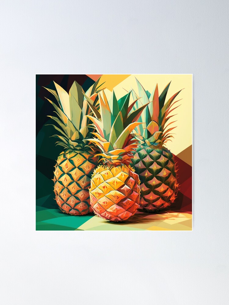 Pineapple Print Mouse Pad, Desk Accessories, Office Decor for