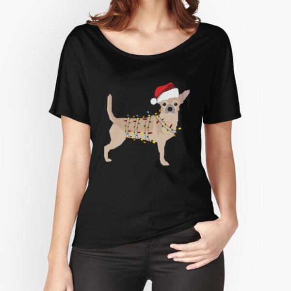 Chihuahua christmas shirt best sale