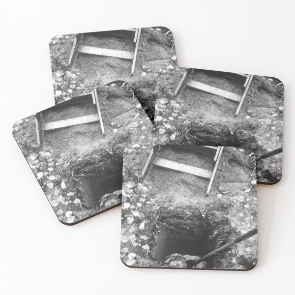 Item preview, Black and White Wetland Archaeology - Art designed and sold by jolabrese.