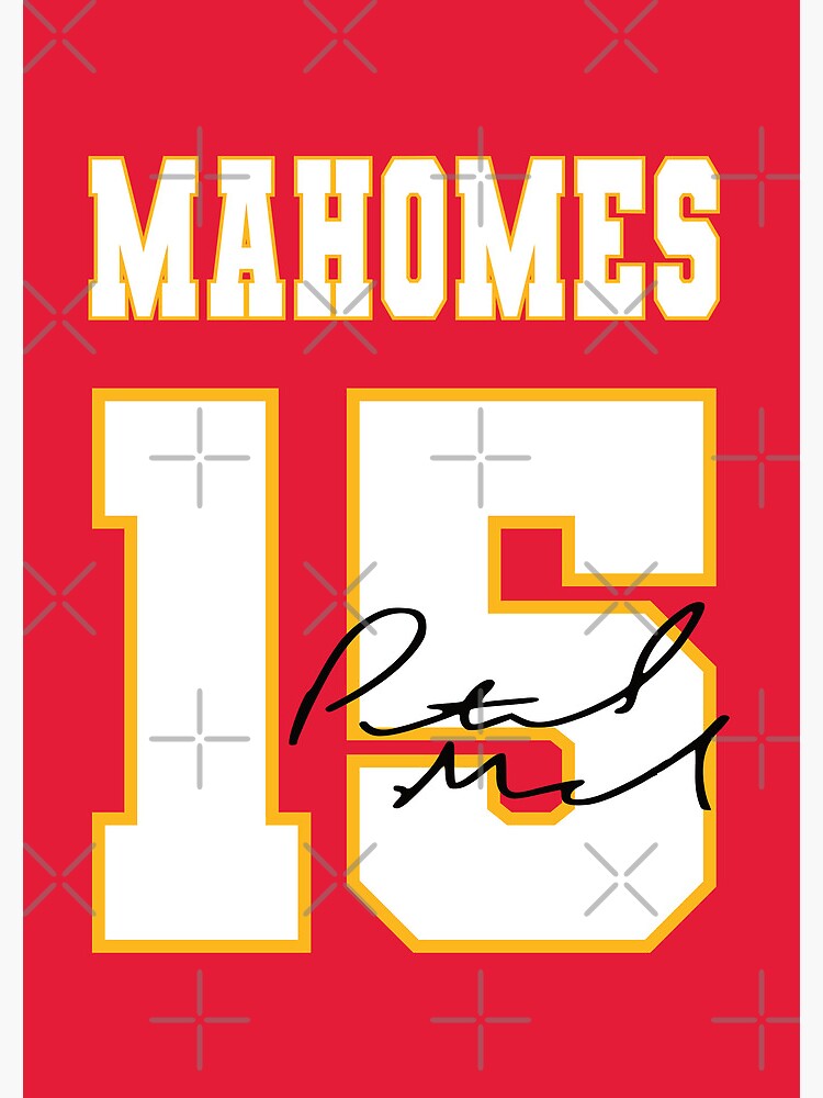 Patrick Mahomes 15 Chiefs  Sticker by fezztee