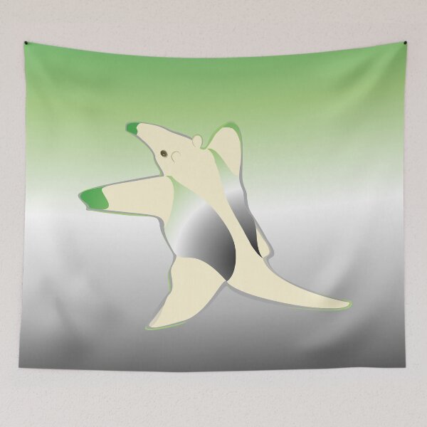Item preview, anteater tamandua aro pride designed and sold by MiraNomegusta.