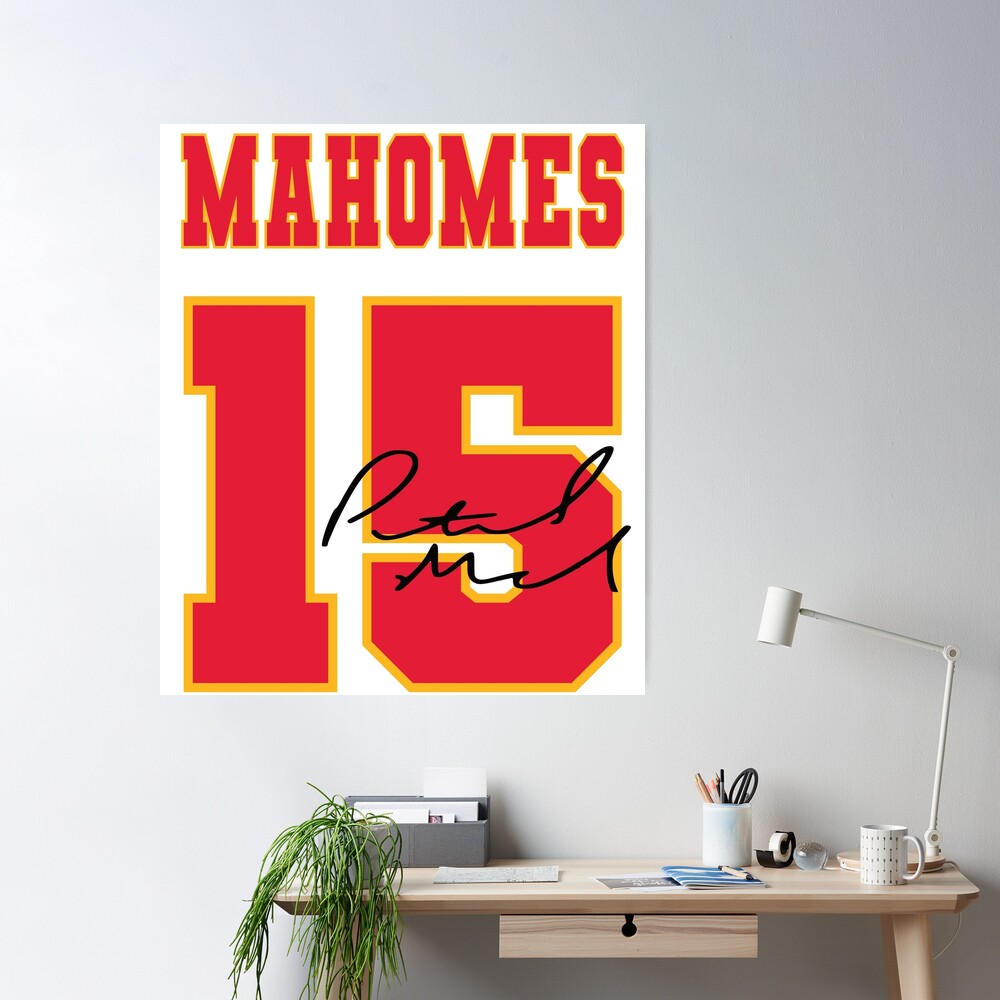 Patrick Mahomes 15 Chiefs  Poster by fezztee