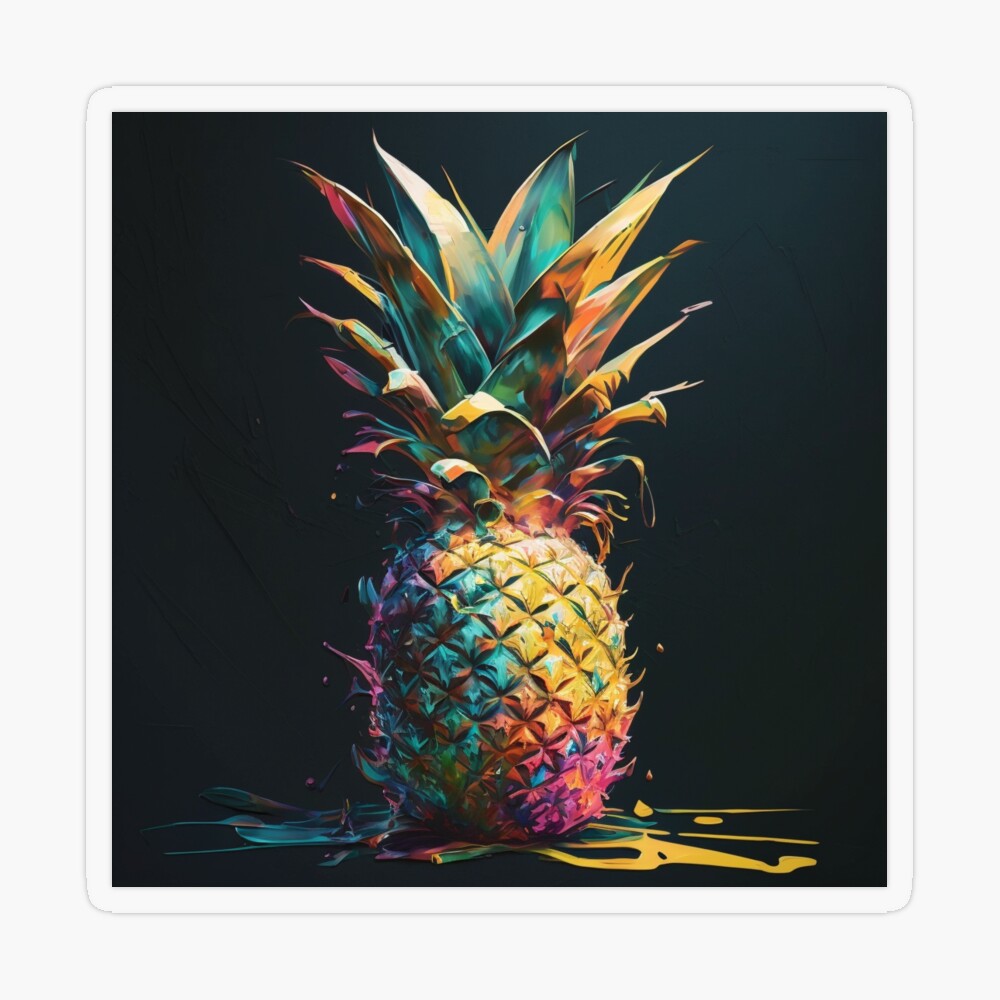 Pineapple Print Mouse Pad, Desk Accessories, Office Decor for