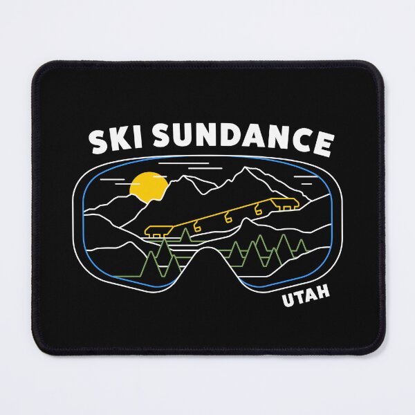 Item preview, Retro Ski Sundance Utah Ski Resort - US Ski Resort - Skiing Snowboarding Stickers designed and sold by BronsonLockwood.