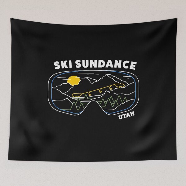 Item preview, Retro Ski Sundance Utah Ski Resort - US Ski Resort - Skiing Snowboarding Stickers designed and sold by BronsonLockwood.