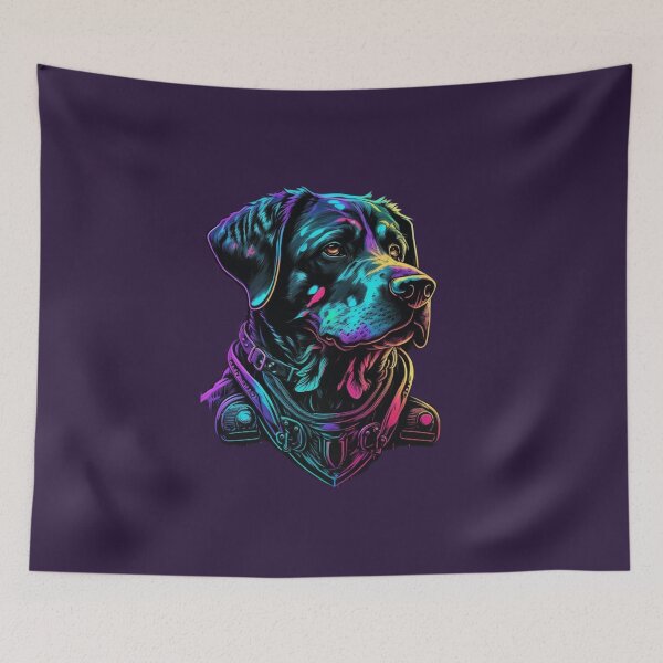 Item preview, synthwave Canine designed and sold by NATHAN ZEHNER.