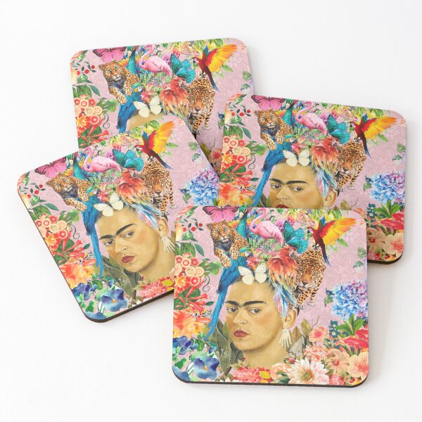 Item preview, Frida Kahlo Wild Pink designed and sold by Muycote.