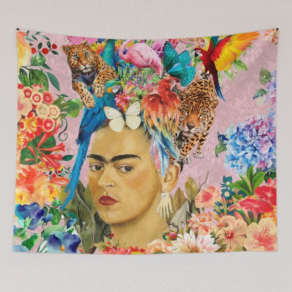 Item preview, Frida Kahlo Wild Pink designed and sold by Muycote.