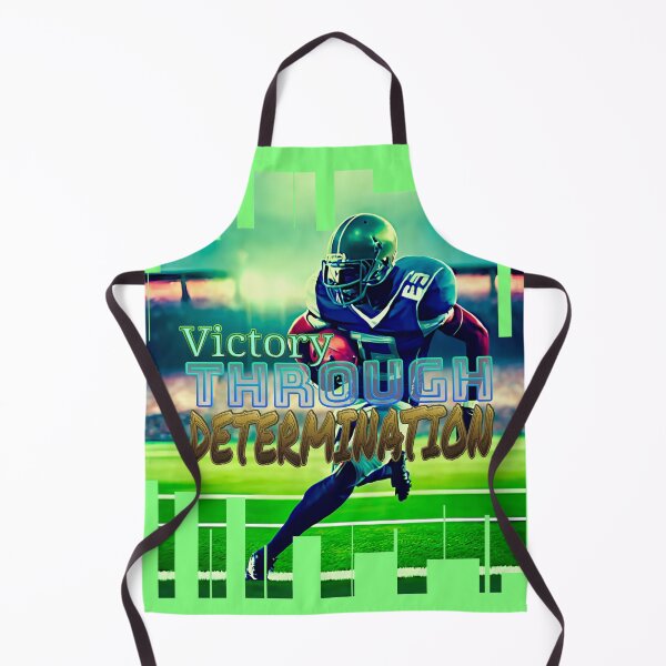 Item preview, Victory Through Determination Football Player Graphic designed and sold by jeremy burt.