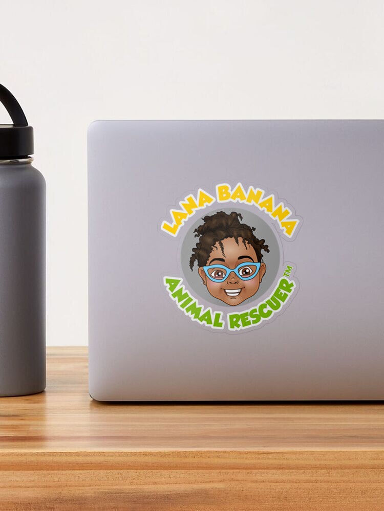 Thumbnail 1 of 3, Sticker, Lana Banana Animal Rescuer designed and sold by Smiles4Sistas.