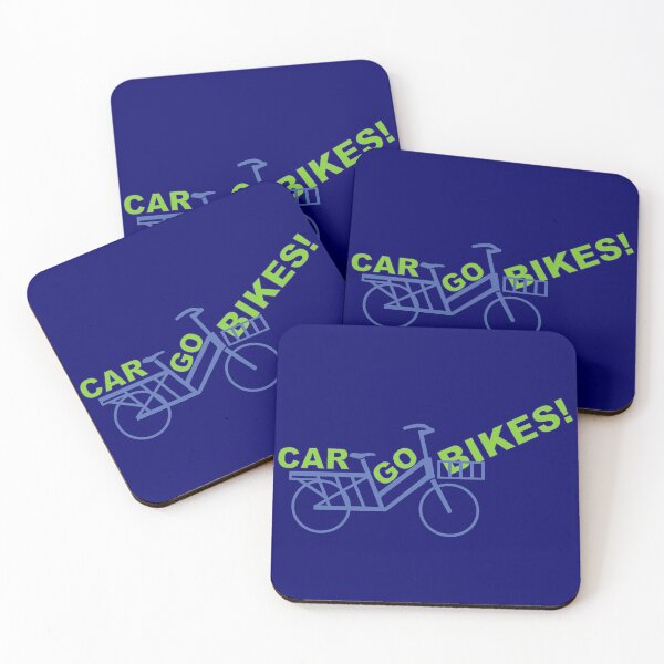 Item preview, Car-Go Bikes! Simple cargo bike design navy background designed and sold by Theokotos.