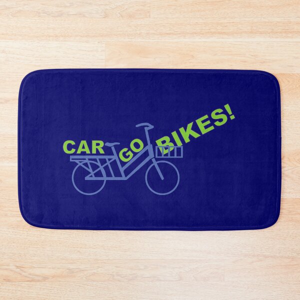 Item preview, Car-Go Bikes! Simple cargo bike design navy background designed and sold by Theokotos.